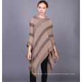 Neue Art 2017 Winter Damen Quasten Hut Ponchos Frauen gestrickte Pullover Poncho